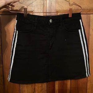 ALICE + OLIVIA black denim skirt
